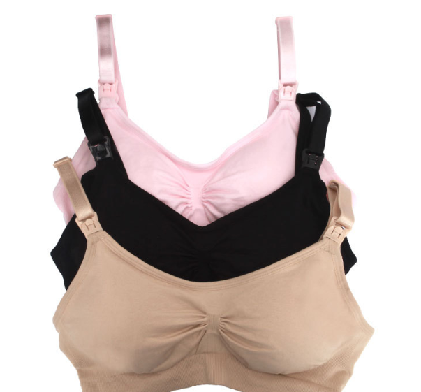 Seamless Nursing Bra for Maternity and Postpartum Use