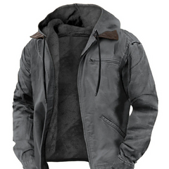 Color Cast Hooded Sweater